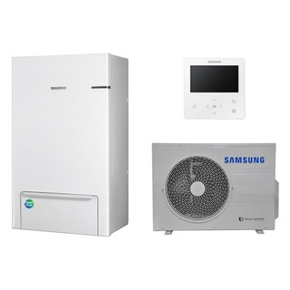 Samsung Split R32 hőszivattyú 4,4 kW + oldalfali Hydro egység, 1 fázis