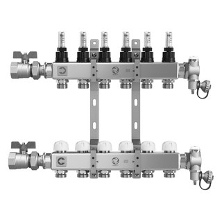 Vogel&Noot Floortec OL nemesacél osztógyűjtő 9 körös