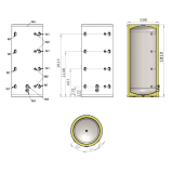 Install Storax Terra puffertároló 300L